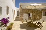 rural hotel patio