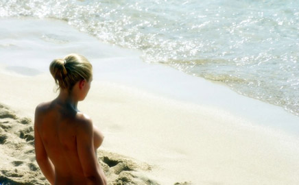 girl at the beach